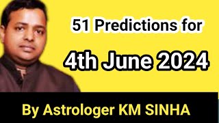 51 Predictions for Lok Sabha Election 2024 By Astrologer KM Sinhas  Election Forecast Revealed [upl. by Hal]