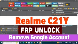 Realme C21y Frp Unlock By Unlock Tool  Realme C21Y RMX3261 Password Unlock [upl. by Nuriel648]