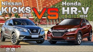 Nissan Kicks SL VS Honda HR V Touring  Garagem 20 [upl. by Icnan]