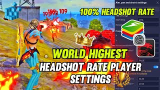 Bluestacks Regedit File For 100 Headshot I Free Fire Headshot Settings I Free Fire One Tap Headshot [upl. by Eedia803]