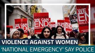 Violence against women and girls a national emergency  ITV News [upl. by Monro]