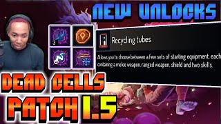 Dead Cells 15 Blueprints  Recycling Tubes Networking Explorers Rune and more [upl. by Maria]