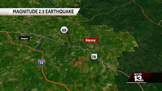 Earthquake registered in Walker County [upl. by Leann]