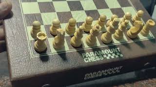 Paramount Leather Magnetic Chess Set Unboxing amp Free Chess set [upl. by Hnilym]