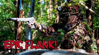 Epic Flank Silverback Tac 41 Sniper amp MK23 Ghillie Sniper  Driver Wood Airsoft [upl. by Cinomod42]