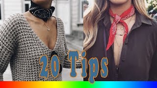 20 Style Tips On How To Wear A Bandana With Your Outfit This Fall [upl. by Asyle12]