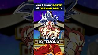 Chi è il personaggio più forte di Dragon Ball Shorts DragonBall [upl. by Stavro]