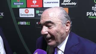 Rocco Commisso dopo la finale di Conference [upl. by Ledarf]