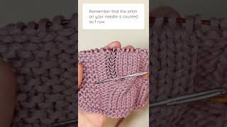 How to Count Rows While Cable Knitting [upl. by Crescantia]