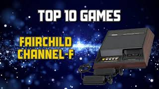 Top 10 Games  Fairchild Channel F [upl. by Ayardna]