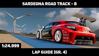 Gran Turismo Sport  Daily Race Lap Guide  Sardegna Road Track B  Megane Trophy Gr 4 [upl. by Sander]