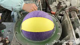 How to make rubber basketball [upl. by Ragas]