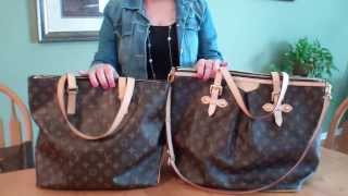 Louis Vuitton Palermo GM amp Cabas Mezzo Bag Comparison [upl. by Bean560]