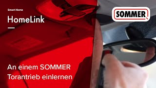 HomeLink an einem SOMMER Torantrieb einlernen  Einfache Programmierung  Handsender [upl. by Gomez744]