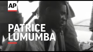 File of slain Congos independence hero Patrice Lumumba [upl. by Dnomsad]