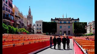 La Recogía Sábado Santo en la Plaza de San Francisco 2023 [upl. by Ardnuhs294]