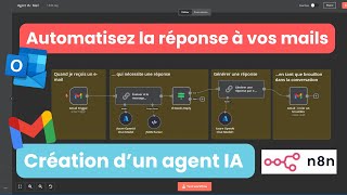 Créer un agent IA qui répond à vos mails  Tutoriel complet N8N [upl. by Oicnerual824]