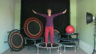 QiBounding  Rebound exercises for warming up on Rebounder [upl. by Ennoved696]