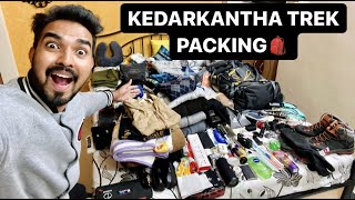 KEDARKANTHA TREK THINGS TO CARRY  BEST SHOES FOR TREKKING amp THIS PACKING IS FOR MY 20 Days Tour [upl. by Shoifet]