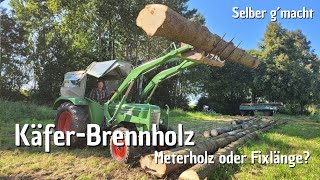 KäferFichten  Holzrücken  Oldtimer im harten Forsteinsatz [upl. by Kironde]