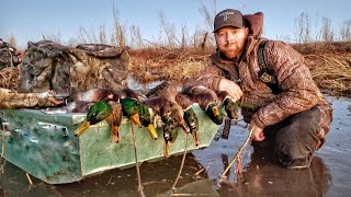 HUGE MALLARD SWARMS Insane Afternoon Duck Hunt [upl. by Anomer]