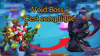 Idle Heroes  Void Boss 5 la difficulté ce ressent [upl. by Lockhart]