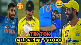 CRICKET TIK TOK VIDEO IPL FUNNY MOMENTS ROHIT SHARMA VIRAT KOHLI MS DHONI T20 WORLD CUP [upl. by Orola]