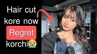 Hair cut kore now regret korchi😭  Tahmina Chowdhury Prity [upl. by Ainoloppa426]