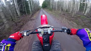 Honda CR85cc 2Stroke  So Sweet Ripper Run GoPro [upl. by Enirehtahc]