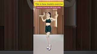 This is how models exerciseshorts [upl. by Nyberg]