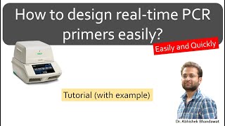 How to design primers for realtime PCR qPCR for gene expression Easily and quickly PrimerQuest [upl. by Horgan938]