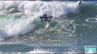 Surfing Seaside Reef Late Morning and Low Tide  12082023 [upl. by Lyrahs]