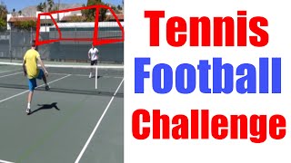 Tennis Forfeit Challenge 7  Football Tennis [upl. by Mlehliw15]