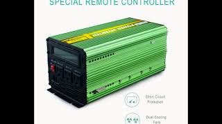 Special Discount on Edecoa 2000W Power Inverter DC 12V to 110V AC with LCD Display and Remote [upl. by Nashbar]