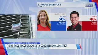 Colorado US House race between Caraveo and Evans too early to call [upl. by Nilhtac]