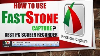 FastStone Capture  How to download install amp use faststone capture  AIK Official [upl. by Elleiand]