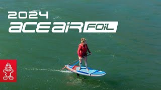 2024 Starboard Ace Air Foil Inflatable  Downwind SUP Foiling amp Review with Fiona Wylde [upl. by Ynnavoeg121]