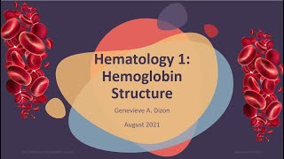 Hemoglobin Structure [upl. by Eynttirb]