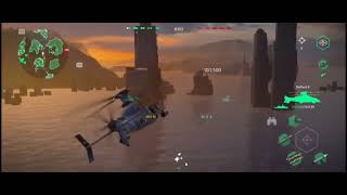 Modern warships new update New Map  Great Performing Defiant X Helicopter  HMS Glasgow Type 26 [upl. by Adnorrahs]