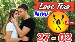 Scorpio  vruschik Weekly Love Tarot Reading  27  02 Oct  Nov 2024  HindiStarAstrologyHindi [upl. by Litt]