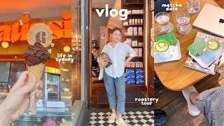 sydney vlog 🍵 matcha date running errands best sandwiches 🥪 life lately jumbo unagi don 🥢 [upl. by Eilliw]