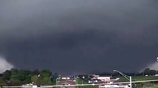 Large Violent Wedge Tornado EF4 ElkhornBennington Nebraska 42624 [upl. by Mamie]