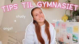 tips til gymnasiet study mental health eksamensangst 🏫📚😇 [upl. by Eramat]