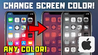 How to Change the Screen Color of Your iPhone  Use Color Filters 2024 [upl. by Rambort]