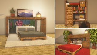 Minecraft 10 Bed Designs and Ideas [upl. by Ovida268]