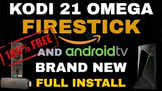 BRAND NEW KODI 21 Omega  Firestick amp Android PLUS ADDONS [upl. by Anoy304]