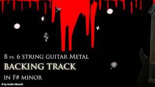 backing track  metal in F minor f sharp minor [upl. by Ennoved]