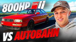 Testing the 800HP AUDI S2 from HELL the car that changed my mind about Audi…  300 KMH [upl. by Akimrehs]