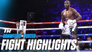 Terence Crawford Highlight Reel Knockout of Shawn Porter Keeps Welterweight Title  FIGHT HIGHLIGHT [upl. by Munroe246]