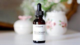 Maelove The Glow Maker Antioxidant Serum Review [upl. by Novick]